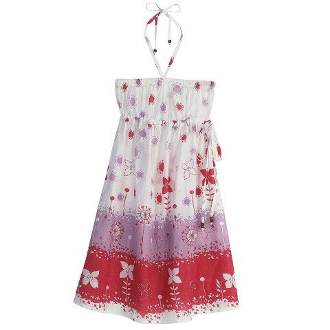 boyundan bağlamalı kız çocuk elbise modelleri