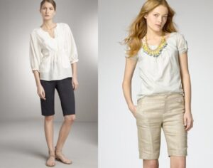 çok şık uzun şort modelleri