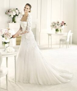 dantel gelinlik modelleri