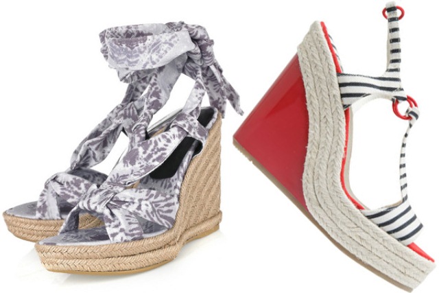 denizci desenli sandalet modeli