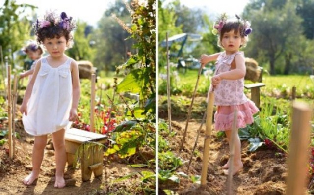 en güzel benetton kız çocuk elbise modelleri