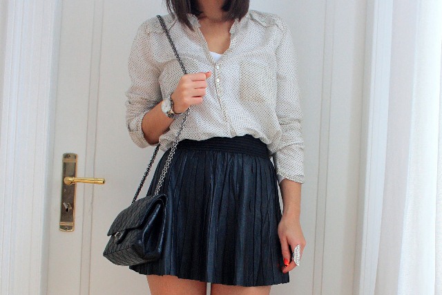 en güzel deri etek modelleri