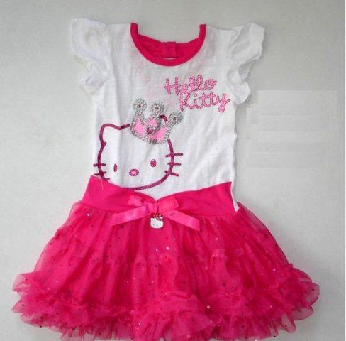 hello kitty li elbise modeli