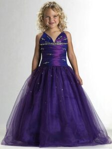 kız çocuk için prenses abiye elbise modelleri