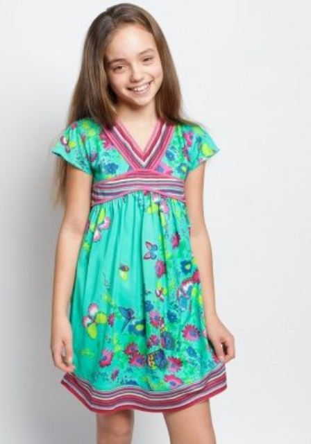 kız çocuk yazlık elbise modelleri