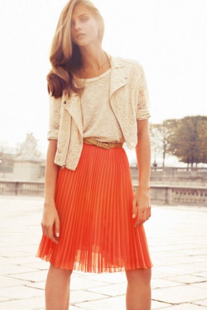 mango neon etek modeli