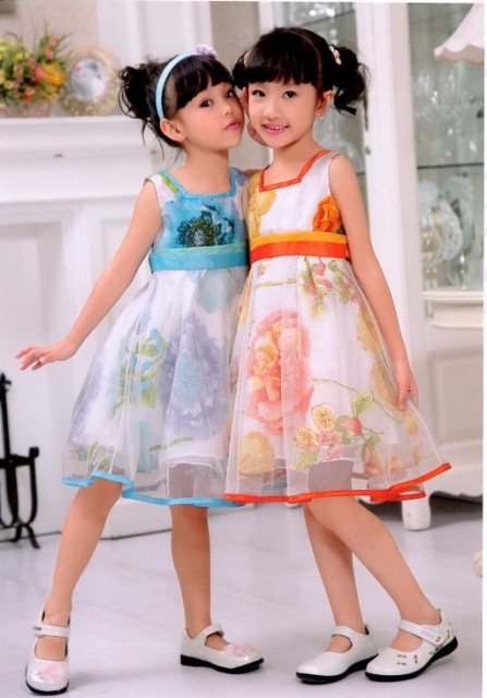 muhteşem kız çocuk yazlık elbise modelleri