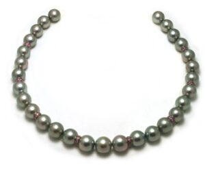 siyah inci kolye modelleri