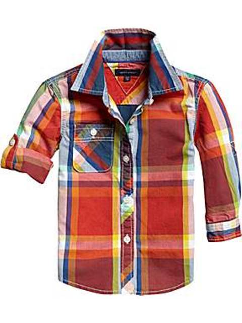 Tommy Hilfiger erkek çocuk gömlek modeli