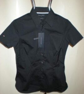 Tommy Hilfiger siyah erkek çocuk gömlek