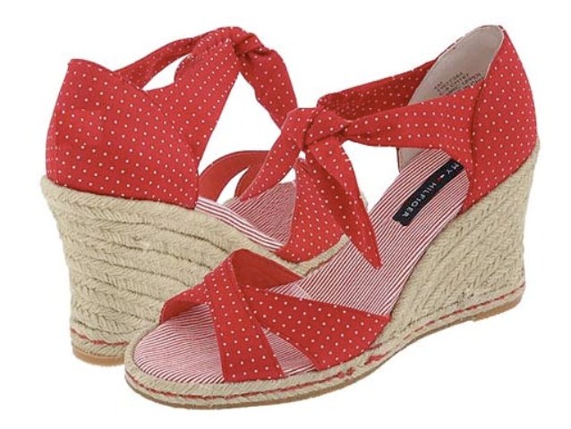 Tommy hilfiger puantiyeli sandalet