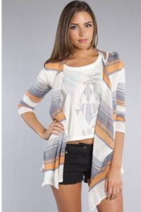 asimetrik kesim hırka modelleri