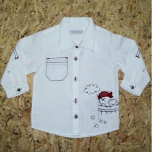 aziz bebe erkek bebek beyaz gömlek