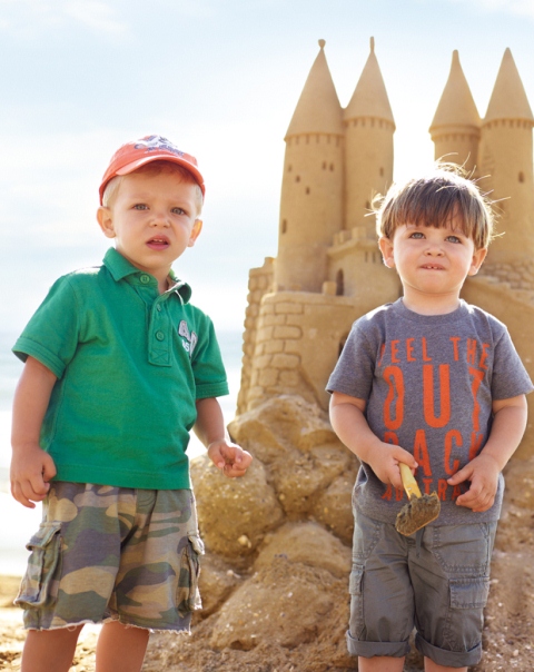 benetton erkek çocuk yazlık şort tişört