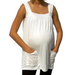 beyaz hamile tuniği