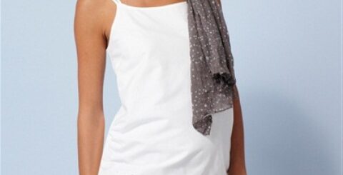 beyaz hamile tunik modeli