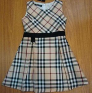 burberry kız bebek elbise