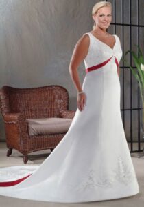 büyük beden gelinlik modeli