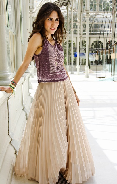 en güzel pileli etek modelleri