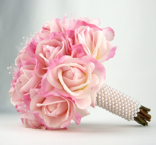 en şık yapay gelin çiçekleri