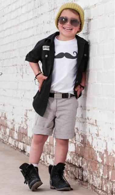 erkek çocuk kapri modeli