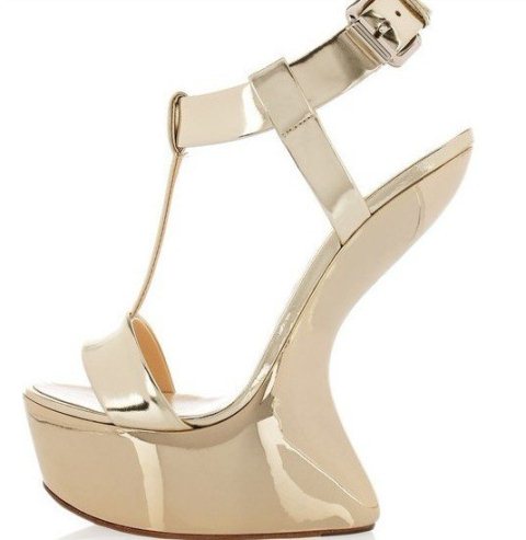 farklı dolgu topuk gelin ayakkabıları