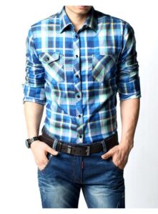 kareli spor gömlek modeli