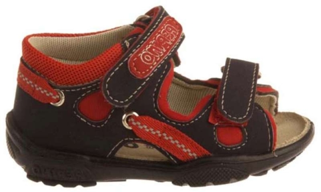 kırmızı erkek çocuk sandalet modeli