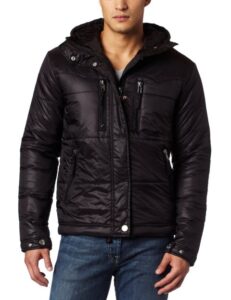 kısa şişme erkek mont modeli