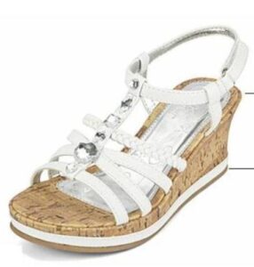 kız çocuk topuklu sandalet modeli