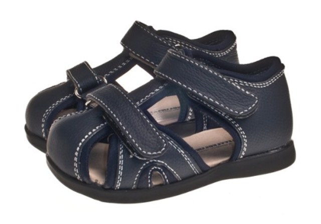 lacivert erkek çocuk sandalet modeli