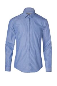 mavi klasik erkek gömleği