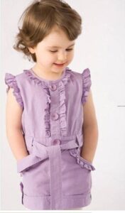 mor bebek elbisesi