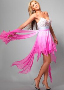 neon renklerde abiye elbiseler