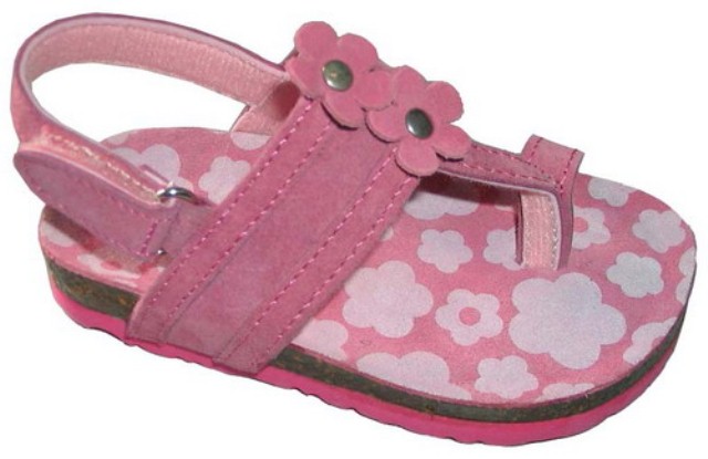 pembe kız bebek sandalet modeli