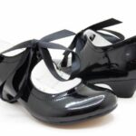 siyah kız çocuk topuklu ayakkabı