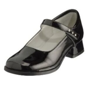 siyah kız çocuk topuklu ayakkabı modeli