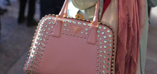taşlı prada çanta