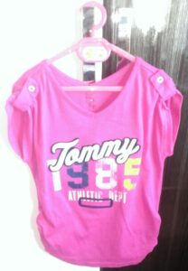 tommy hilfiger pembe kız çocuk tişört