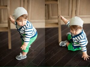 h&m erkek bebek çizgili hırka