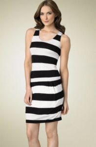 kısa çizgili elbise modeli