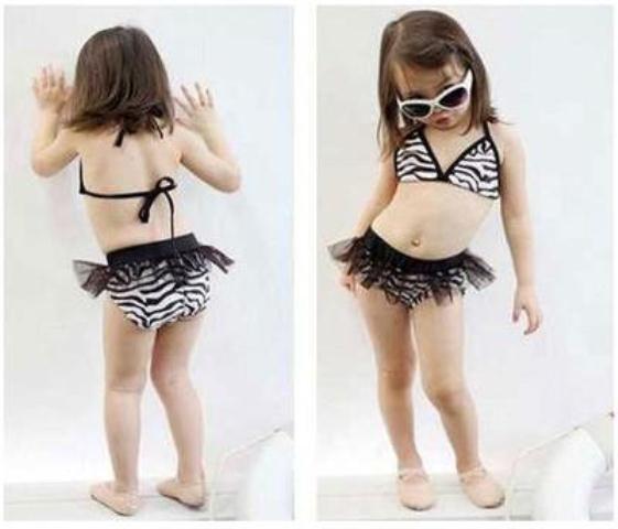 kız bebek bikini modeli