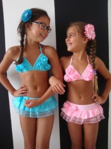 kız çocuk etekli bikiniler