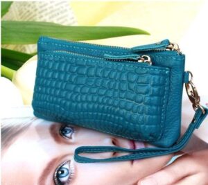 mavi bayan cüzdan modeli