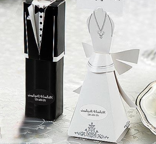 damat gelin şeklinde nikah şekeri kutusu