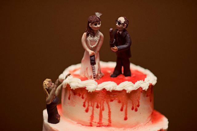 eğlenceli düğün pastaları