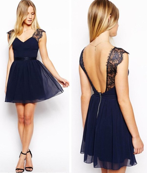 en güzel şifon elbise modelleri