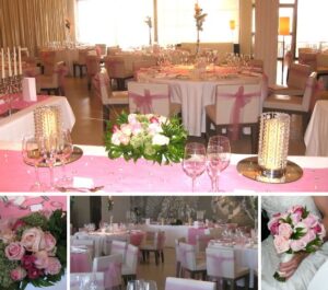 pembe düğün masası örnekleri