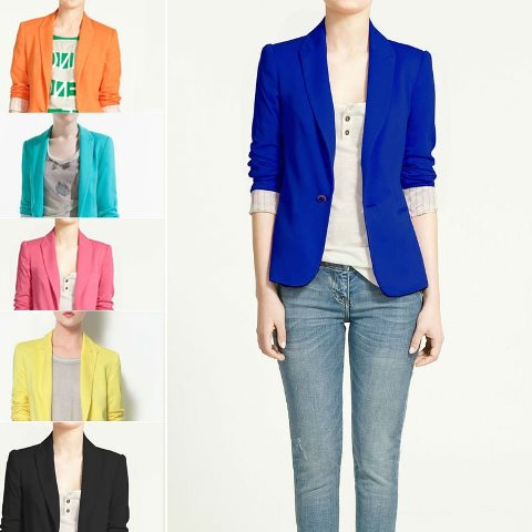renkli blazer ceket modelleri