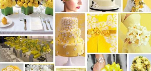 sarı düğün konsepti